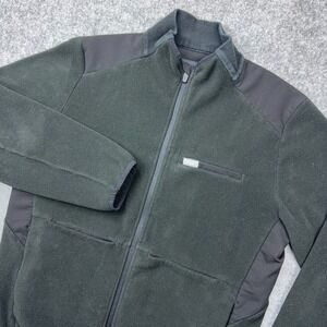 FIGS On Shift Fleece Jacket Womens XL Black Full Zip Scrubs‎ Nurse Medical